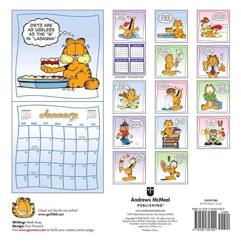 4.9 out of 5 stars 288 ratings. Buy Garfield 2021 Square Wall Calendar at Mighty Ape NZ
