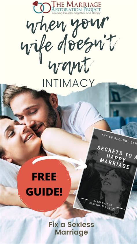 In our couple's workshops, we lay out a simple, but powerful, process to bring back the deep communication—the sex. Fix a Sexless Marriage: When your Wife Doesn't Want ...