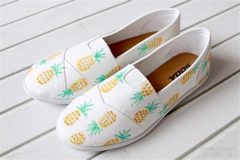 Easy mudroom bench with shoe storage by bitterroot diy. DIY Painted Pineapple Shoes