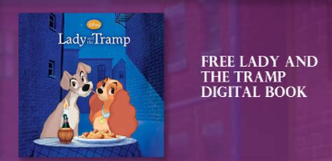 Disneys Lady And The Tramp Free E Book Dvdblu Ray Coupon