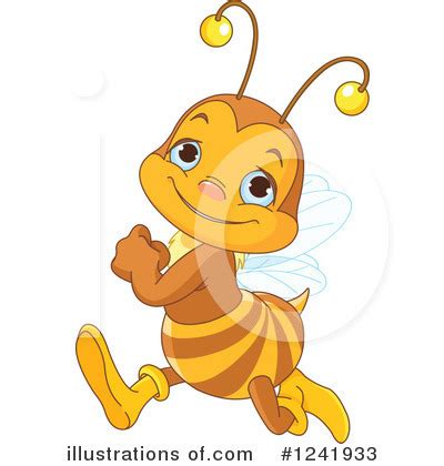 Bee Clipart Illustration By Pushkin