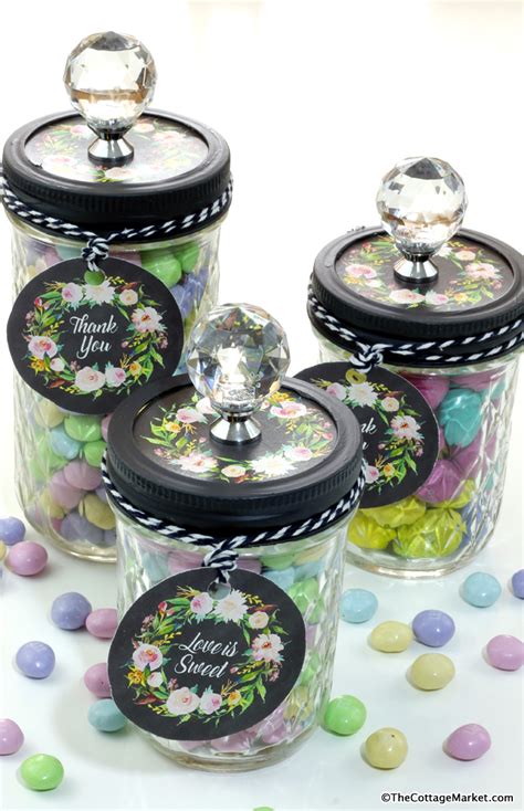 Thanks for your interest and ideas. DIY Candy Mason Jars //Great Favors Free Printables - The ...