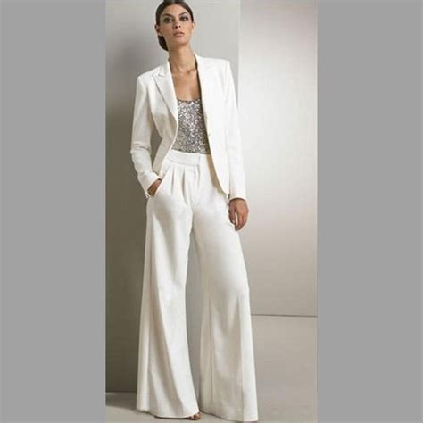 Plus Size Mother Of The Bride Pant Suits Sequins Long Sleeve Mothers
