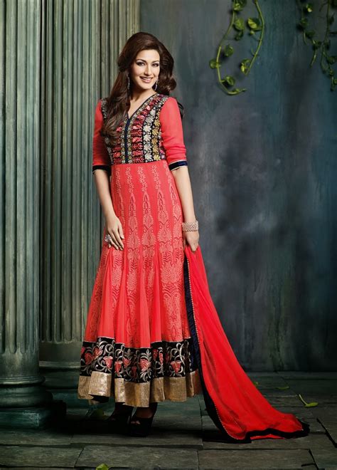 Black5011 silk egyptian printed stone sequence work anarkali gown suit at zikimo. Sonali Bandre in Elegant and Beautiful Anarkali Dresses ...