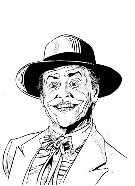 Jack Nicholson As The Joker Joker Sketch Joker Art Joker Nicholson