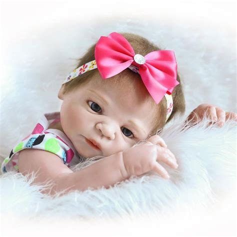 Zimtown 23 Reborn Full Body Silicone Baby Doll Newborn Preemie Dolls