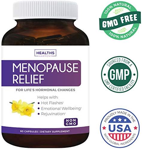 menopause relief non gmo helps reduce menopausal and perimenopause symptoms hot flashes