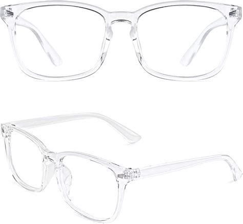 slocyclub oversized nerd square non prescription glasses clear lens fake eyeglasses