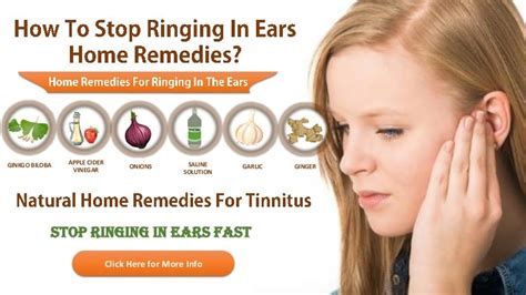 Natural Home Remedies For Tinnitus