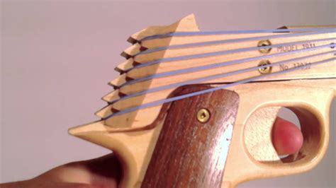 The process is really easy, and all that you. 1911 Rubber Band Hand Gun by Elastic Precision - YouTube