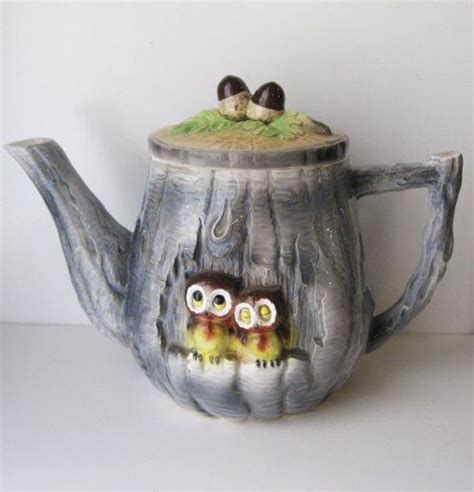 Owl Teapot For Mary Tea Pots Owl Teapot Teapots And Cups