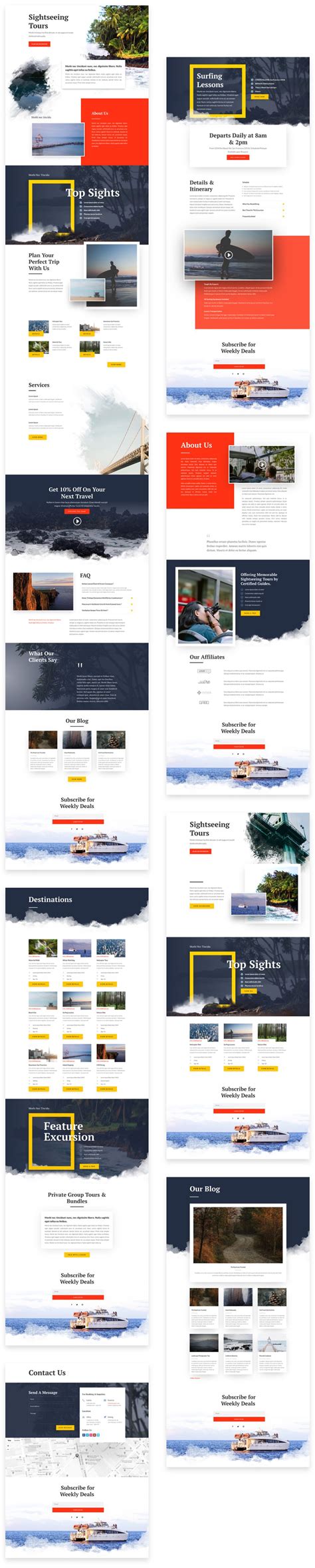 Get A Free Sightseeing Layout Pack For Divi