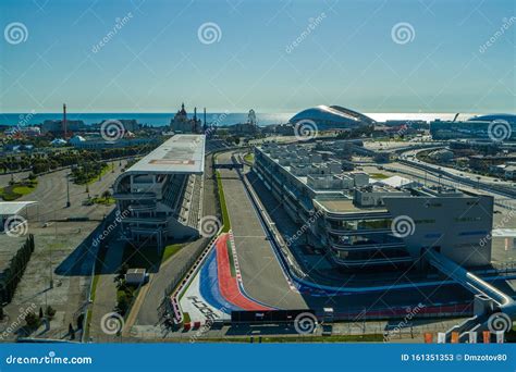 Sotschi Russland Oktober 2019 Sochi Autodrom Haupttribüne Und