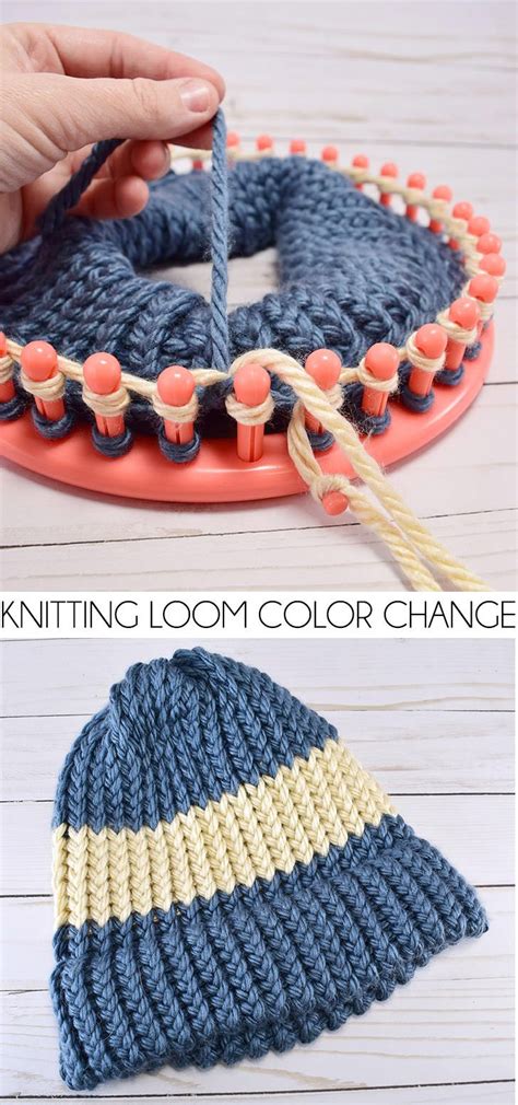 Once you've gathered bulky yarn and your loom, make a slip knot and cast on to the first peg. How to Change Colors on a Knitting Loom ⋆ Dream a Little ...