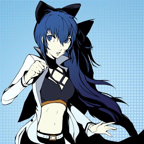 Shirogane Naoto And Blake Belladonna Persona And 3 More Drawn By Dh