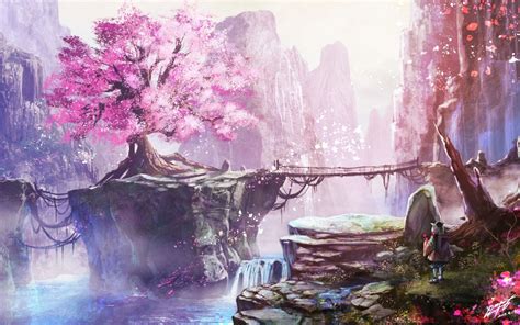 If you're in search of the best cherry blossom wallpaper, you've come to the right place. Anime Cherry Blossom Tree | Anime cherry blossom, Cherry blossom wallpaper, Cherry blossom art