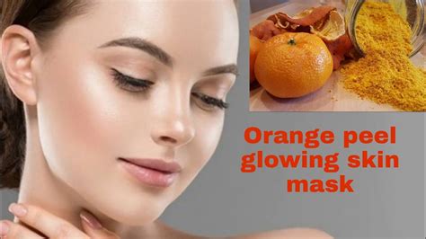 Orange Peel Powder Face Mask For Glowing Skin Youtube