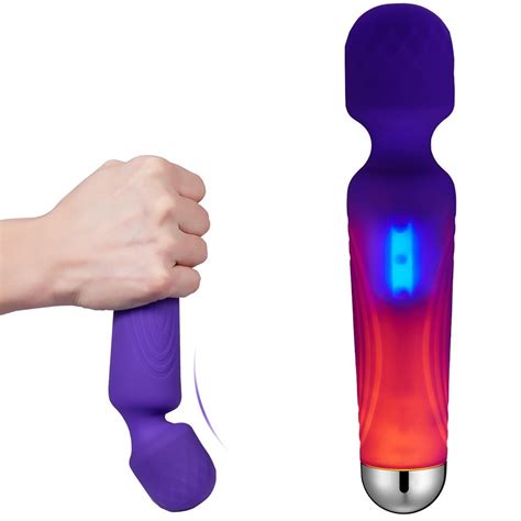 Multi Speed Illuminate Wand Vibrator Rechargeable Vibrators For Women Clitoris Av Magic Wand