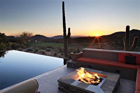 Contemporary Southwest Infinity Pool Luxury Swimming Pools Cool