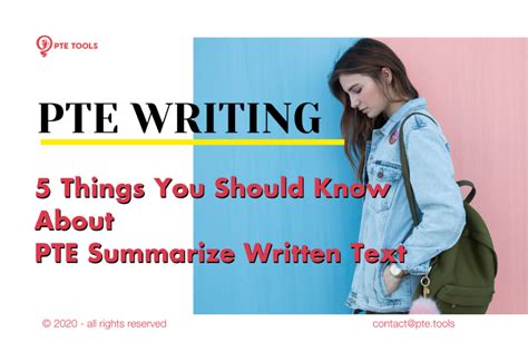 Things You Should Know About PTE Summarize Written Text