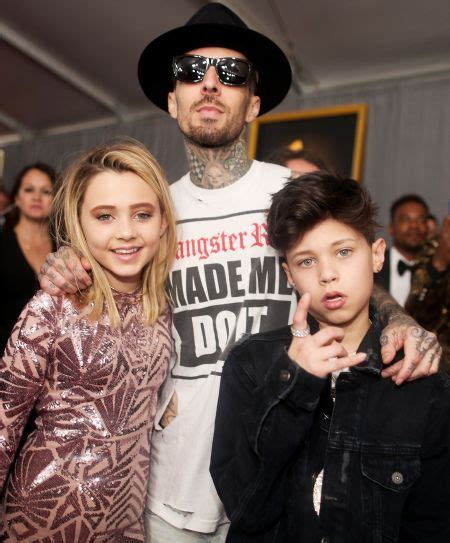 | travis is a loving father who is proud of the talent his two children seem to have inherited from him. Travis Barker Says Running Makes Him a Better Father: 'I'm ...