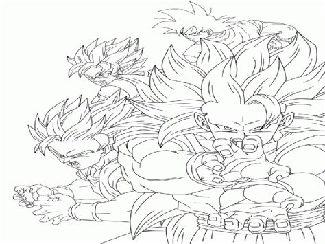 Goku And Vegeta Coloring Pages Goku Janemba Majin Buu Gohan Vegeta