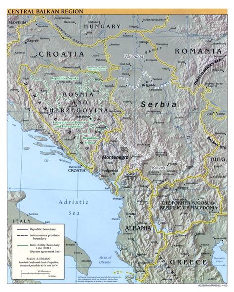 Maps Of Balkans Detailed Political Relief Road And Other Maps Of