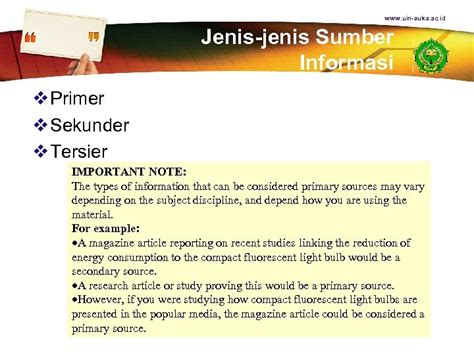 Sumber data primer merupakan sumber yang membutuhkan komitmen yang mendalam dari peneliti dan membutuhkan interaksi dengan subjek penelitian. Pengertian Sumber Data Primer Sekunder Dan Tersier ...