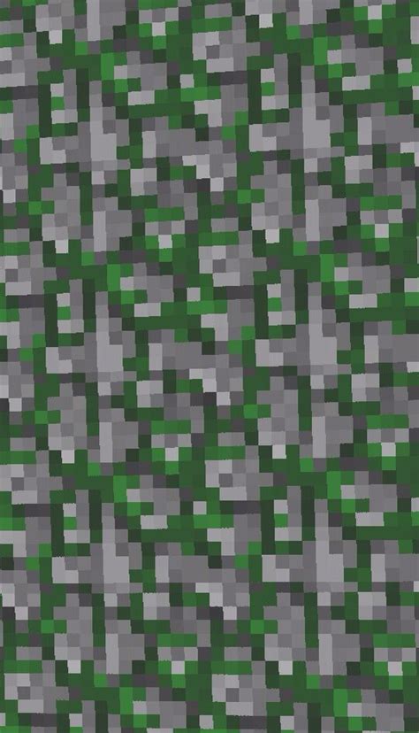 Minecraft Moss Stone Wallpaper Minecraft Room Decor Minecraft Crafts