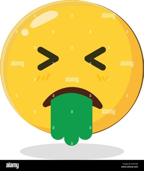 vector stock puke emoji clipart illustration gg960344