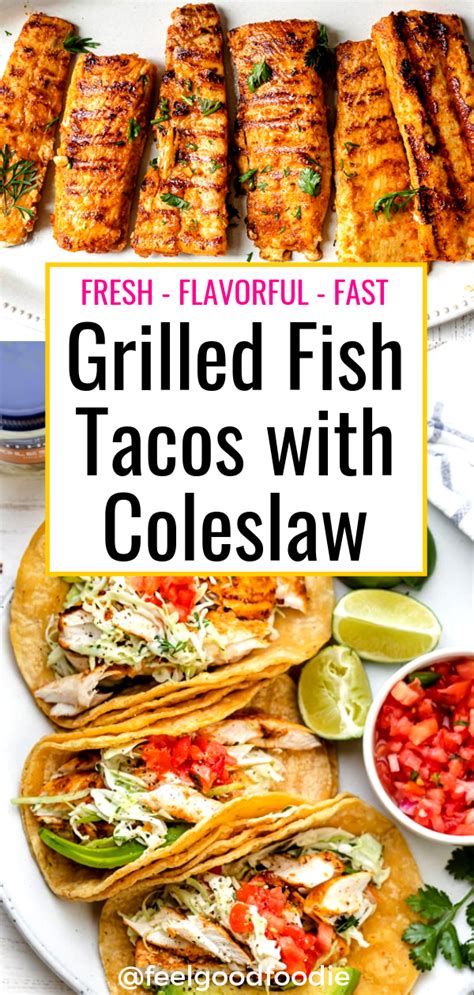 Maybe you would like to learn more about one of these? Grilled fish tacos with coleslaw | Recipe (With images ...