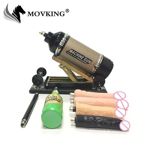 Buy Movking Cannon Sex Machine With Male Masturbator Cup And 4 Kinds Dildos