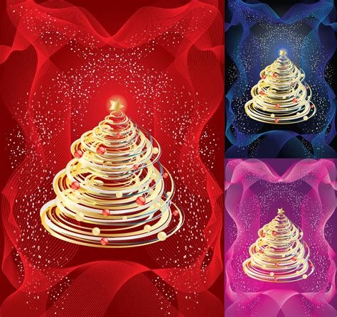 Abstract Christmas Tree Free Vector Graphics All Free Web Resources