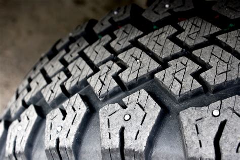 Studded Snow Tire Texture Close Up Picture Free Photograph Photos