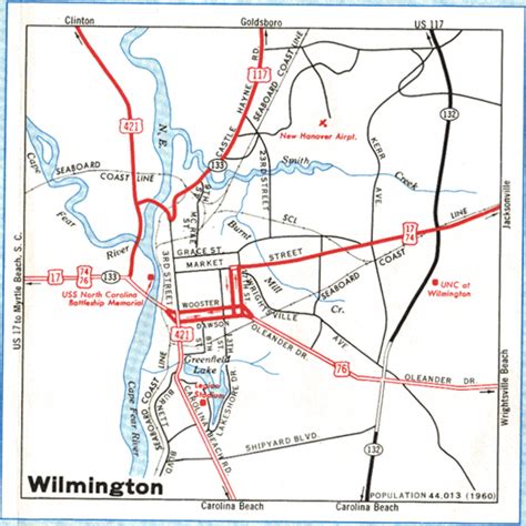 Maps Of Wilmington North Carolina