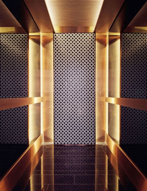 Rectangular Tile Design Elevator Design Lobby Design Elevator Interior
