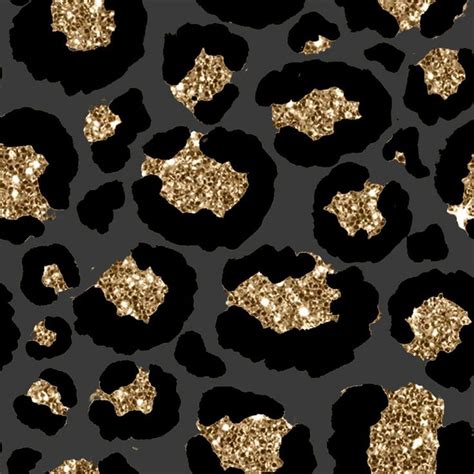 22 Glitter Leopard Print Wallpapers