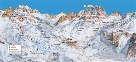 Cortina Dampezzo Trail Map Freeride