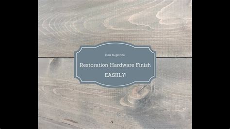 Hale navy by benjamin moore @oliviacharlesinteriors blush by restoration hardware @time2diy thundercloud gray by benjamin moore @pmtogetherdesign kittery point… Restoration Hardware Style Stain Finish - YouTube