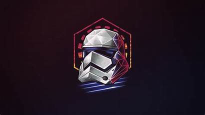 Stormtrooper Wars Star Minimalist Wallpapers Helmet Minimal
