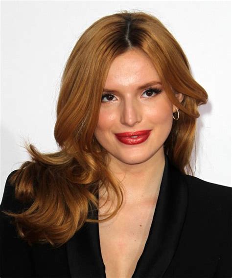 Bella Thorne Long Straight Ginger Red Hairstyle Long