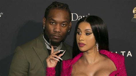 Cardi B Kisses Offset At Her Birthday Party A Month After Filing For