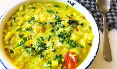 How To Make Mouthwatering Coconut Milk Cauliflower And Turmeric Stew Inhabitots