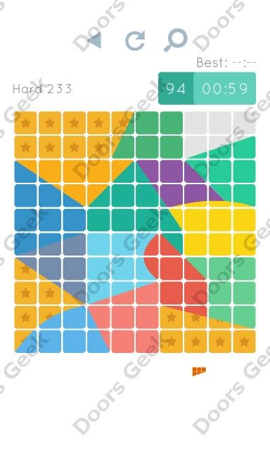 Blocks And Shapes [hard] Level 233 Solution ~ Doors Geek