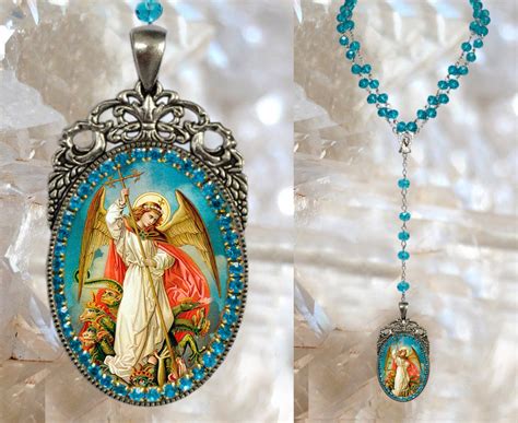 Rosary Of St Michael Archangel Handmade Catholic Christian