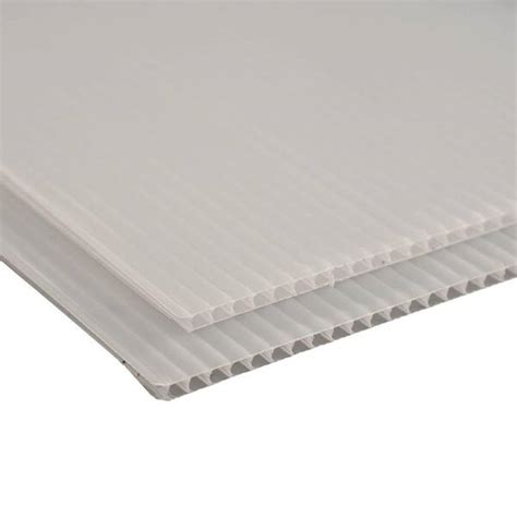 Buy 48 In X 96 In X 0157 In Clear Corrugated Plastic Sheet 10 Pack
