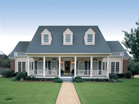 Symmetrical Creole - 55067BR | Architectural Designs ...