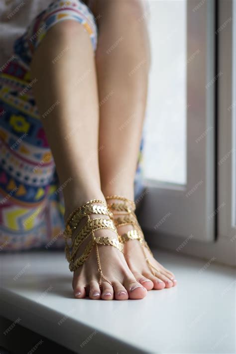 Premium Photo Studio Detailed Shot Of Sexy Beautiful Female Feet