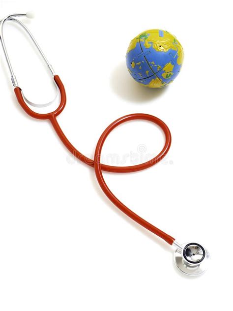 Concept World Health Day Red Stethoscope Stock Image Image Of Care