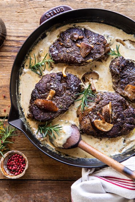 Place roast on a rack in a shallow roasting pan. Rosemary Beef Tenderloin with Wild Mushroom Cream Sauce | Recipe | Grilled steak recipes, Steak ...